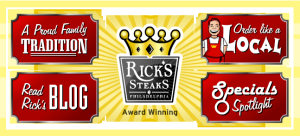 Rick's Steaks' Website